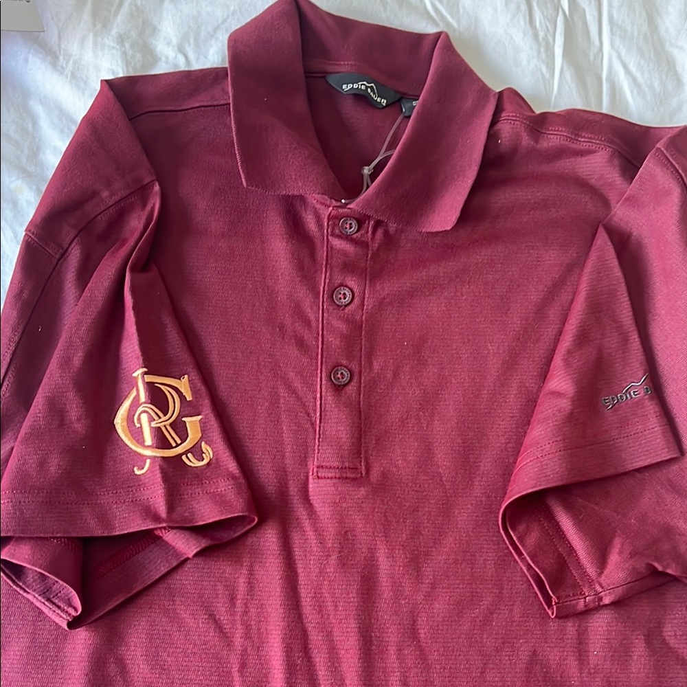 Eddie Bauer Maroon Polo Shirt